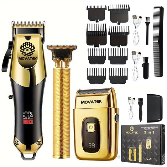 Professional Blonde Hair Clipper & Trimmer Kit