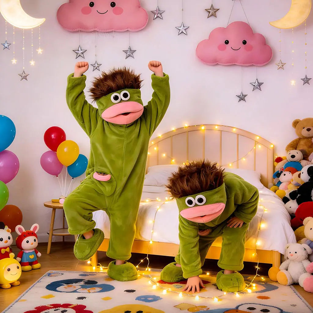 Msrlassn Cute Pajamas Wearable Blanket Hoodie