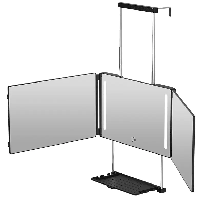 Umitec Adjustable LED 3-Way Trifold Mirror