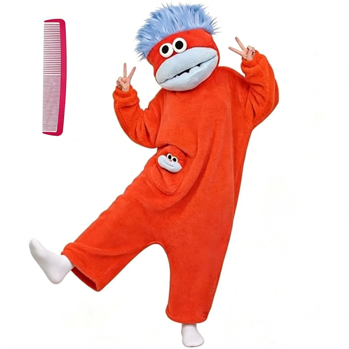 Msrlassn Cute Pajamas Wearable Blanket Hoodie