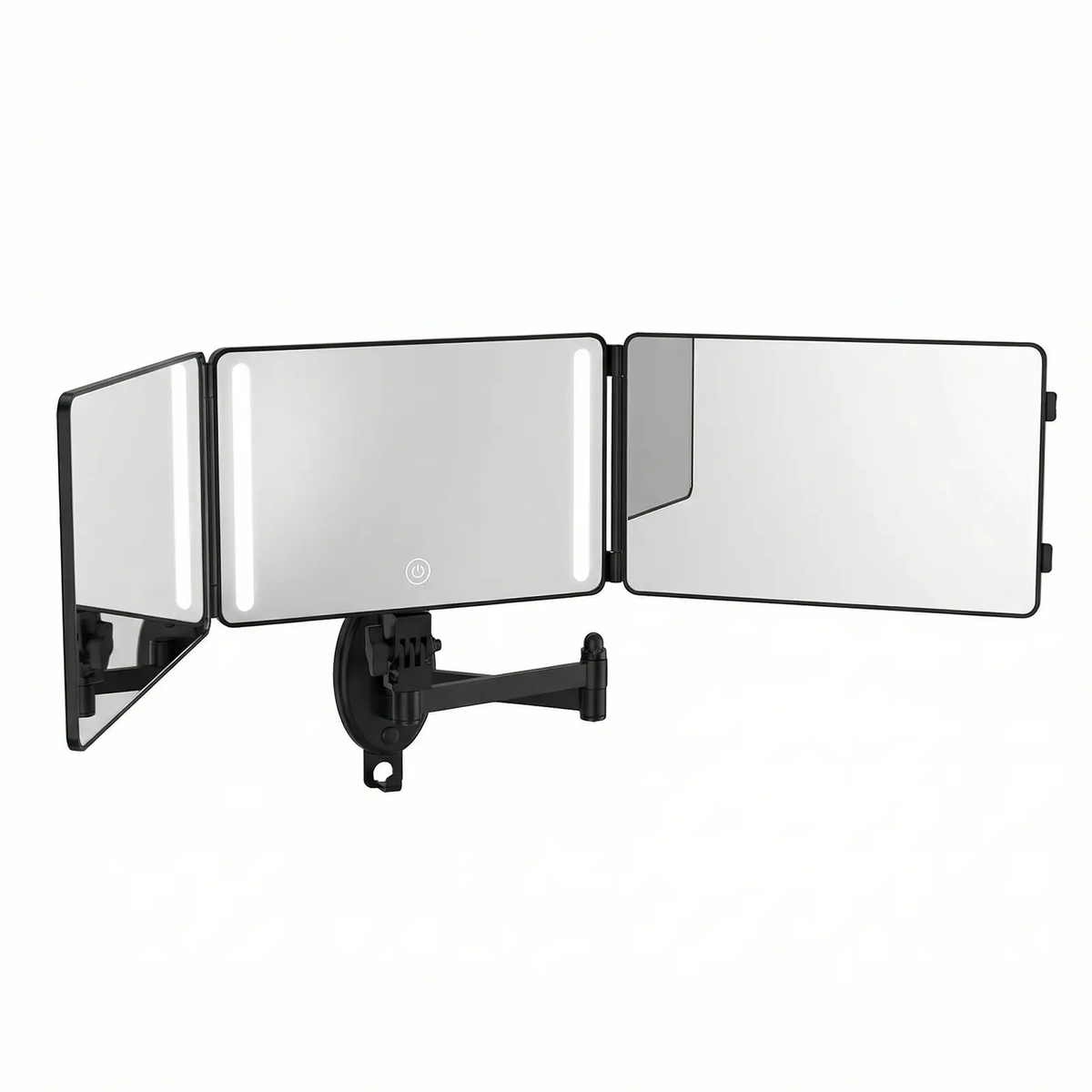 Umitec Adjustable LED 3-Way Trifold Mirror