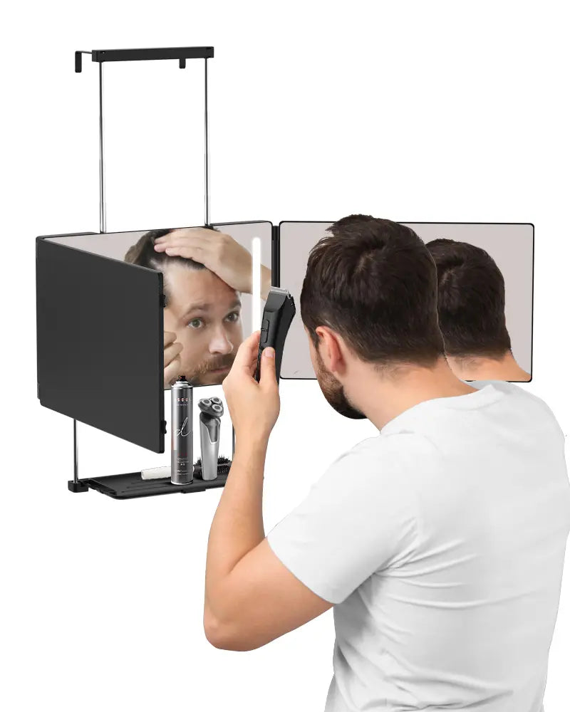 Umitec Adjustable LED 3-Way Trifold Mirror